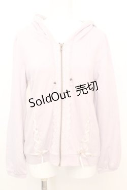 画像1: axes femme / レースアップパーカー M ラベンダー O-25-10-25-1014-AX-TO-IG-OS