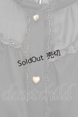 画像2: axes femme / ビッグフリルフェミニンブラウス M クロ O-25-10-25-1015-AX-BL-IG-OS