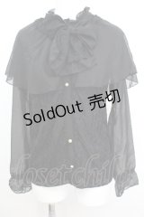 axes femme / ケープ付レーシープルオーバー M クロ O-25-10-25-1016-AX-TO-IG-OS