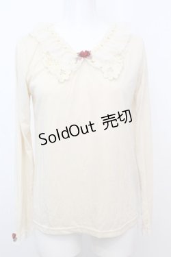 画像1: axes femme / 襟付インナープルオーバー  アイボリー O-25-10-25-1024-AX-TO-IG-OS