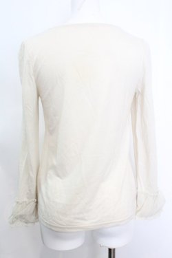 画像2: axes femme / 袖口ブラウスディテールインナーPO M アイボリー O-25-10-25-1026-AX-TO-IG-OS