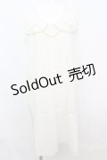 【SALE】Cherir la femme / リボン刺繍ワンピース M アイボリー O-25-10-25-1031-LO-TO-IG-ZT003