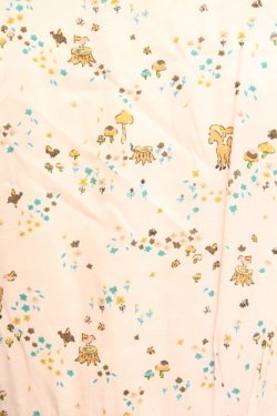 画像2: frache lippee / バンビときのこ柄ワンピース  ピンク O-25-10-25-1039-LO-OP-IG-OS
