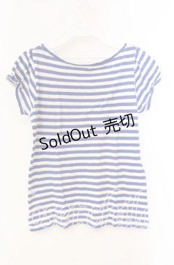 画像2: 【SALE】Candy Stripper / ボーダーTシャツ 2 ブルー×シロ O-25-10-25-057-PU-TS-IG-ZT354