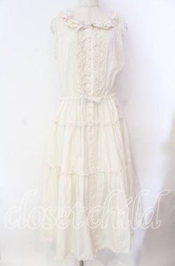 画像1: PINK HOUSE / ポルカドットチュール使いワンピース  アイボリー O-25-10-25-005-LO-OP-IG-OS