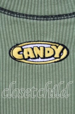画像2: Candy Stripper / BICOLOR STITCH RIB トップス  グリーン O-25-10-25-061-PU-TO-IG-OS