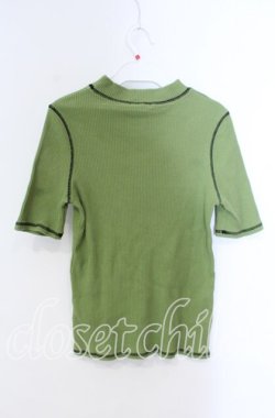 画像3: Candy Stripper / BICOLOR STITCH RIB トップス  グリーン O-25-10-25-061-PU-TO-IG-OS