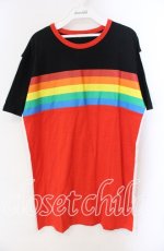 画像1: 【SALE】Candy Stripper / OVER THE RAINBOW ONE-PIECE ワンピース  ブラック×レッド O-25-10-25-063-PU-OP-IG-ZT353 (1)