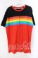 画像1: Candy Stripper / OVER THE RAINBOW ONE-PIECE ワンピース  ブラック×レッド O-25-10-25-063-PU-OP-IG-OS (1)
