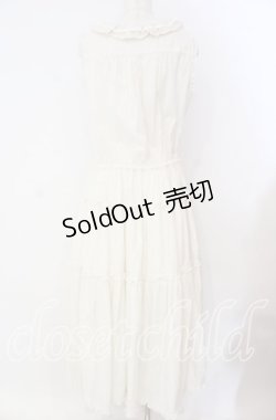 画像4: PINK HOUSE / ポルカドットチュール使いワンピース  アイボリー O-25-10-25-005-LO-OP-IG-OS