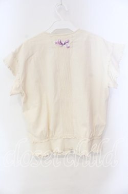 画像3: PINK HOUSE POCHE / fairy patch ribbon blouse ブラウス  アイボリーー O-25-10-25-070-LO-BL-IG-OS