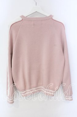 画像3: PINK HOUSE / スイーツスプリングバニーモチーフ付きニットカーディガン  ピンク O-25-10-25-071-LO-TO-IG-OS