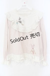PINK HOUSE / ハロウィーンワンダーランド刺繍使いブラウス  ピンク O-25-10-25-072-LO-BL-IG-OS
