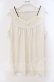 画像1: axes femme / BACKリボンタンクトップ  アイボリー O-25-10-25-075-AX-TO-IG-OS (1)
