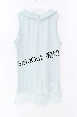 画像3: 【SALE】axes femme / ストーン襟タンクトップ  ミント O-25-10-25-077-AX-TO-IG-ZT132