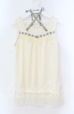 画像1: 【SALE】axes femme / ストライプホルターキャミソール  アイボリー O-25-10-25-078-AX-TO-IG-ZT015 (1)