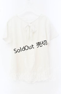 画像3: 【SALE】axes femme / グラデーションレースTシャツ  イエロー系 O-25-10-25-079-AX-TO-IG-ZT052