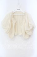 axes femme / ビジューテープ使いボレロ Ｍ アイボリー O-25-10-25-080-AX-TO-IG-OS