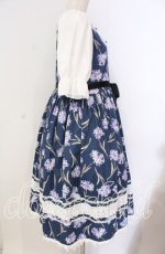 画像4: marcHenTica / プティリリー・ミルフィーユワンピース  ブルー O-25-10-25-006-LO-OP-IG-OS (4)