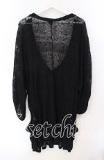 画像3: 【SALE】GADGET GROW / ディープネックドルマンニット M ブラック O-25-10-25-085-GO-TO-YM-ZT518 (3)