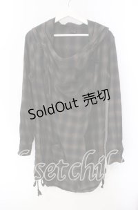 GADGET GROW / 可変シャーリングプルパーカー M ブラック O-25-10-25-086-GO-JA-YM-ZS