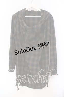 画像1: GADGET GROW / 可変シャーリングプルパーカー M ブラック O-25-10-25-086-GO-JA-YM-ZS