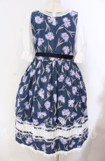 画像5: marcHenTica / プティリリー・ミルフィーユワンピース  ブルー O-25-10-25-006-LO-OP-IG-OS (5)