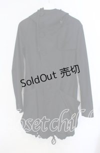 GADGET GROW / フーデッドコート M ブラック O-25-10-25-088-GO-JA-YM-OS