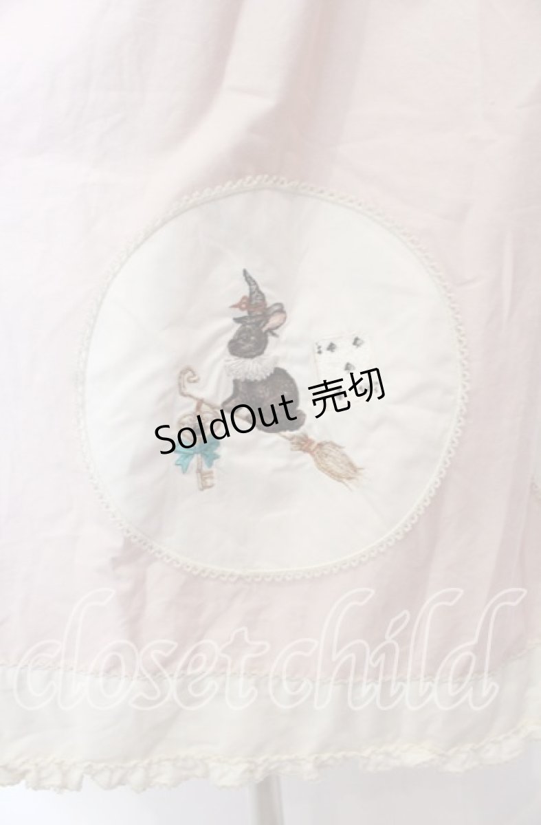 画像3: PINK HOUSE / ハロウィーンワンダーランドワッペン使いスカート  ピンク O-25-10-25-001-LO-OP-IG-OS (3)