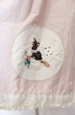 画像3: PINK HOUSE / ハロウィーンワンダーランドワッペン使いスカート  ピンク O-25-10-25-001-LO-OP-IG-OS (3)