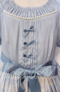 画像2: 仲夏物語 / Claude Monetワンピース  サックス O-25-10-25-007-EL-OP-IG-OS