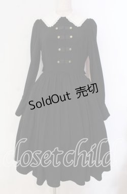 画像1: Innocent World / ナポレオンギャザーフレアーワンピース M クロ O-25-10-25-008-IW-OP-IG-OS