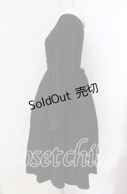 画像4: Innocent World / ナポレオンギャザーフレアーワンピース M クロ O-25-10-25-008-IW-OP-IG-OS