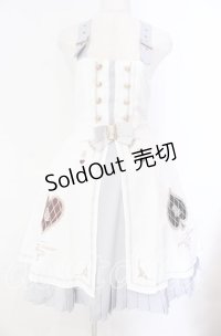 Amavel / トランプのデコレーションケーキジャンパースカート F アイボリー（限定色） O-25-10-25-013-CA-OP-OW-OS