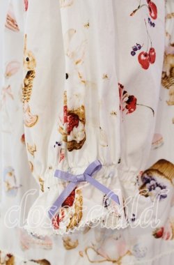 画像4: PINK HOUSE / スイーツスプリングバニープリントミディワンピース  アイボリー O-25-10-25-002-LO-OP-IG-OS