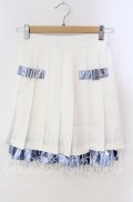 Jamieエーエヌケー / サイバースカート M シロ×サックス O-25-10-25-022-PU-SK-OW-OS
