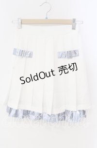 Jamieエーエヌケー / サイバースカート M シロ×サックス O-25-10-25-022-PU-SK-OW-OS