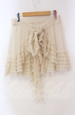 画像3: PINK HOUSE / ドットチュールタブリエ  アイボリー O-25-10-28-023-LO-SK-IG-OS