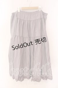 LOLITA他 / リボン裾タックスカート【お直しあり】  ラベンダー O-25-10-28-027-LO-SK-IG-OS