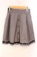 画像1: axes femme / チェック&裾レーススカート M グレー O-25-10-28-042-AX-SK-OW-OS (1)