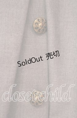 画像2: axes femme / チェック&裾レーススカート M グレー O-25-10-28-042-AX-SK-OW-OS