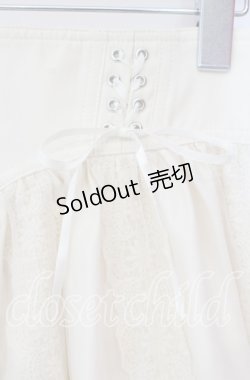 画像2: Secret Honey / レースチュールスカート  アイボリー O-25-10-28-044-CA-SK-IG-OS
