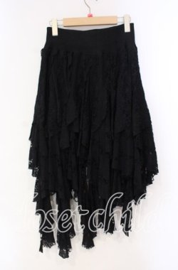画像3: PUNK RAVE / Gothic Black Irregular Skirt イレギュラースカート  ブラック O-25-10-28-047-PU-SK-IG-OS