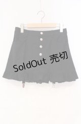 BPN / バックティアードガータースカート M ブラック O-25-10-28-049-GO-SK-IG-OS