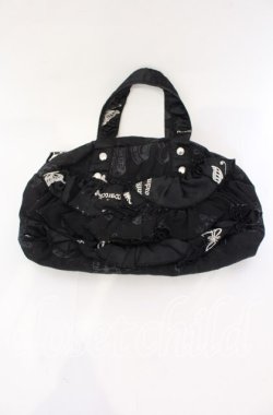 画像3: h.naoto Blood / オリジナルプリントティアードバッグ  ブラック O-25-10-28-004-HN-BG-IG-OS