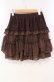 画像3: axes femme / チュチュ風チュールスカパン F ブラウン O-25-10-28-052-AX-SK-OW-OS (3)