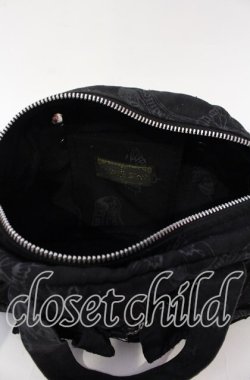 画像4: h.naoto Blood / オリジナルプリントティアードバッグ  ブラック O-25-10-28-004-HN-BG-IG-OS