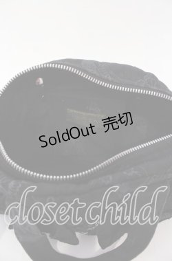 画像4: h.naoto Blood / オリジナルプリントティアードバッグ  ブラック O-25-10-28-004-HN-BG-IG-ZT274