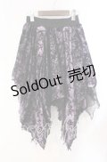GOTH他 / ランダムスカート  ブラック×パープル O-25-10-28-056-GO-SK-IG-OS