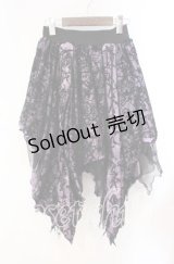 GOTH他 / ランダムスカート  ブラック×パープル O-25-10-28-056-GO-SK-IG-OS